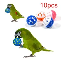 10pcs Parrot Bell Ball Chew Toys thumbnail 1