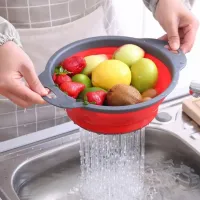 Foldable Silicone Colander Basket thumbnail 2