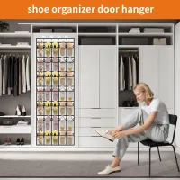 35-Pocket Over Door Shoe Organizer thumbnail 3