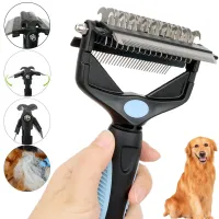 3-in-1 Pet Deshedding Brush & Comb thumbnail 1