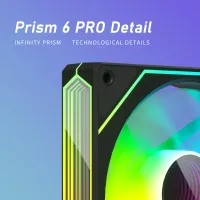 ZEZZIO Prism 6 PRO 120mm ARGB PWM Fan thumbnail 2