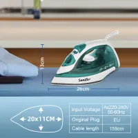 Portable Mini Steam Iron with Ceramic Soleplate thumbnail 5