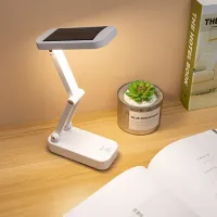Solar Foldable Desk Lamp with USB Charging thumbnail 2