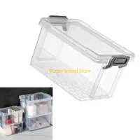 W89C Clear Stackable Storage Bins thumbnail 2