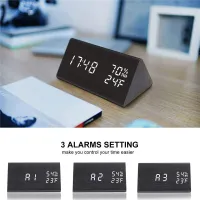 Wooden Digital Alarm Clock thumbnail 3