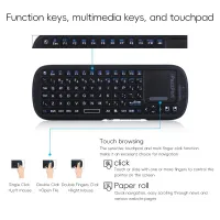 Mini Wireless Keyboard Touchpad Mouse Combo thumbnail 3