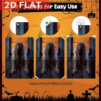 Scary Halloween Window Banner Cling thumbnail 6