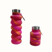 Collapsible Silicone Water Bottle thumbnail 4