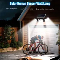 74 LED Solar Motion Sensor Security Light thumbnail 3