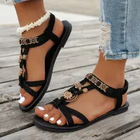Women's Boho Floral Summer Sandals thumbnail 6