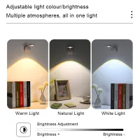 Dimmable LED Wall Lamp with USB Charger thumbnail 2