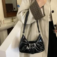 Y2K Retro Pleated Hobo Shoulder Bag thumbnail 2