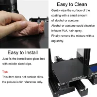 Creality Ender 3 Glass Bed Upgrade Plate thumbnail 2