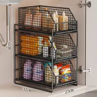 Heavy Duty Pull-Out Under Sink Organizer thumbnail 6