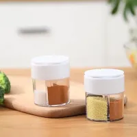 Clear Seasoning Container with Lid thumbnail 3