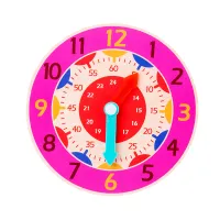 Wooden Montessori Clock Learning Toy thumbnail 3