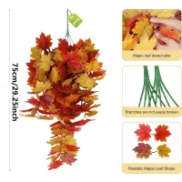 Artificial Maple Leaf Garland thumbnail 6