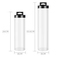 Clear Pickleball Storage Tube thumbnail 6