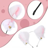 Masquerade Cat Ears Cosplay Headband thumbnail 2