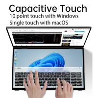 Damrapt 15,6" Портативный монитор с двойным экраном thumbnail 3