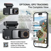4K Dual Lens Dash Cam GPS WiFi DVR thumbnail 5