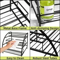 Coffee Syrup Organizer Rack thumbnail 3