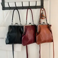 Vintage Brown PU Leather Crossbody Bag thumbnail 5