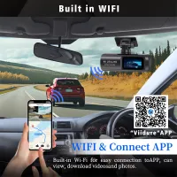 4K Dual Lens Dash Cam with WiFi & GPS thumbnail 6