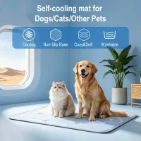 Dog Cooling Mat Summer Pet Cold Bed 3 Sizes For Small Big Dogs Pet Cat Portable Cooling Durable Blanket Sofa Cat Ice Pad Blanket thumbnail 1