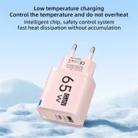 65W GaN Dual Port USB-C Fast Charger thumbnail 5