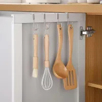 Stainless Steel Over The Door Hooks 5 Pack thumbnail 4