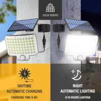 Solar Motion Sensor Flood Light thumbnail 2