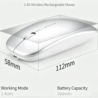 Rechargeable Ergonomic Wireless Mouse thumbnail 6