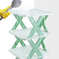 Vertical Narrow Wooden Shoe Rack thumbnail 4