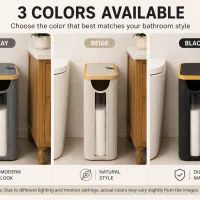Slim Toilet Paper Basket Organizer thumbnail 6