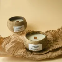 Coconut Shell Aromatherapy Candle thumbnail 1