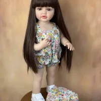 22" Silicone Reborn Baby Girl Doll thumbnail 3