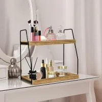 2-Tier Wooden Coffee Station Organizer thumbnail 4