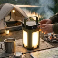 Solar LED Camping Lantern with Power Bank thumbnail 3