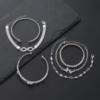Elegant Rhinestone Bracelet Set for Women thumbnail 4