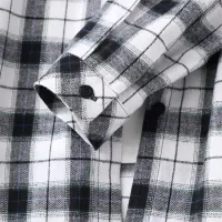 Women's Cotton Flannel Plaid Shirt thumbnail 6
