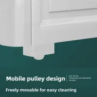 3-Tier Slim Rolling Storage Rack thumbnail 6