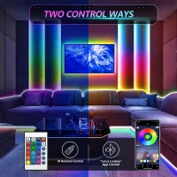 RGB LED Strip Lights 5V USB Music Sync thumbnail 3