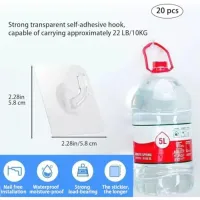 Waterproof Adhesive Wall Hooks thumbnail 2