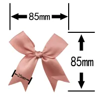 1" Pink Satin Ribbon Bows (50pcs) thumbnail 6