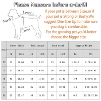 Winter Warm Pet Dog Vest Coat Sweater thumbnail 6