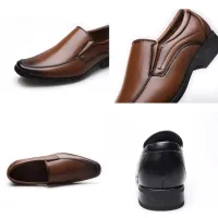Plus Size Leather Loafers for Men thumbnail 6