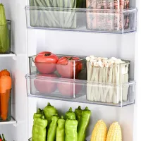 Clear Stackable Freezer Organizer Bins thumbnail 4