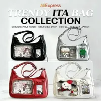 Y2K Harajuku Transparent Ita Bag thumbnail 5