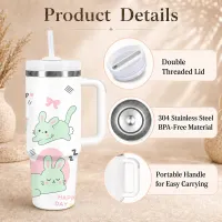 Cat-Themed Insulated Tumbler 40oz thumbnail 3